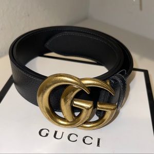 Gucci Wide Leather marmont belt